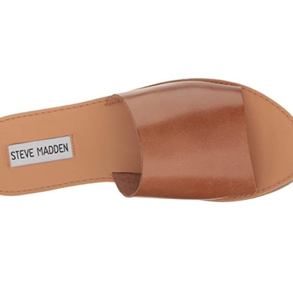 STEVE MADDEN GRACE SLIDE SANDALS - BROWN - SIZE 10 - Picture 5 of 5